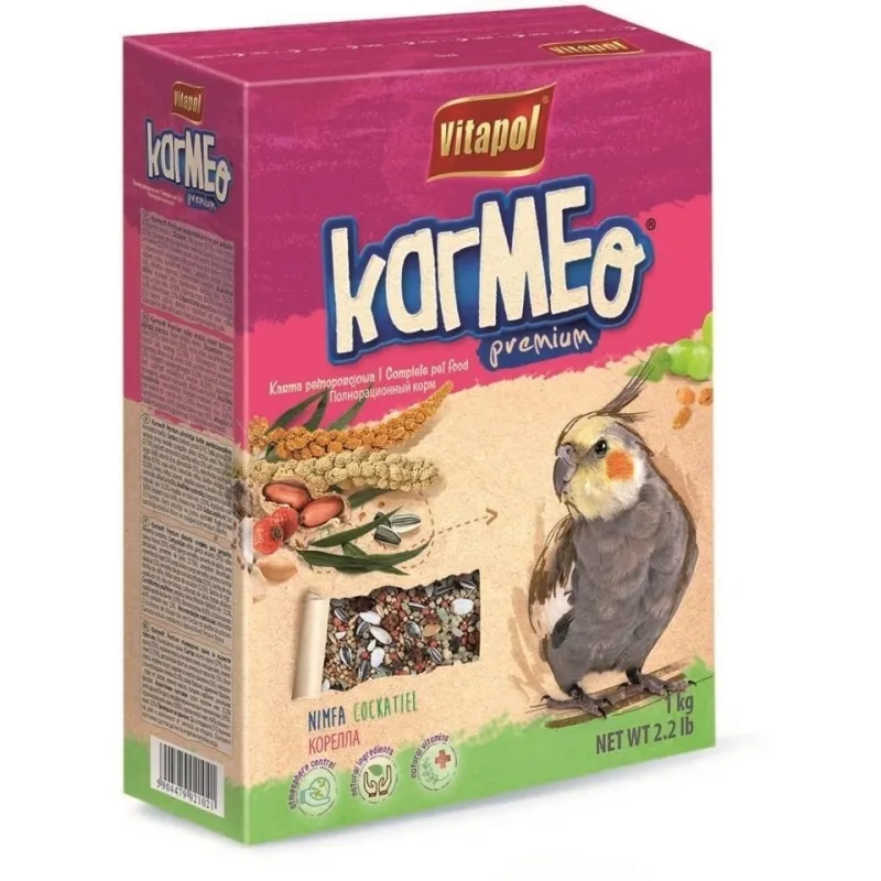 Vitapol visavertis lesalas papūgoms nimfoms 1kg | AKVANAMAI