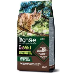 Monge BWild Large Breed (buivoliena, bulvės, lęšiai) | AKVANAMAI