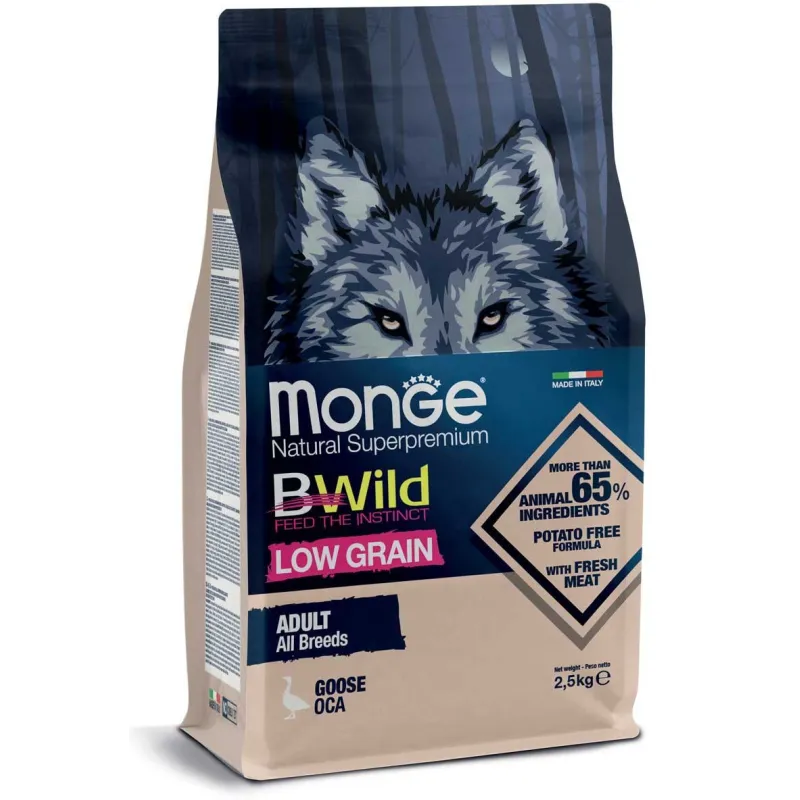 Monge BWild adult sausas pašaras suaugusiems šunims | AKVANAMAI