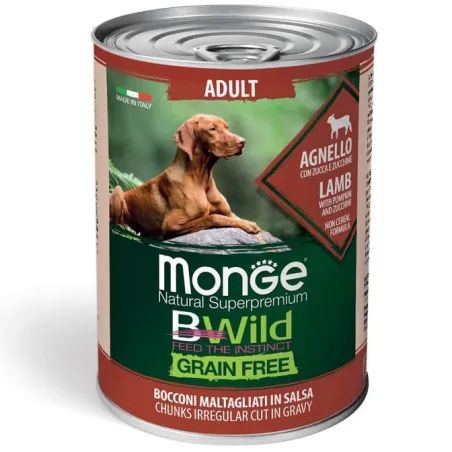 Monge Bwild adult konservuotas pašaras su ėriena | AKVANAMAI