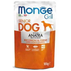 Monge Grill konservuotas pašaras šunims senjorams su | AKVANAMAI