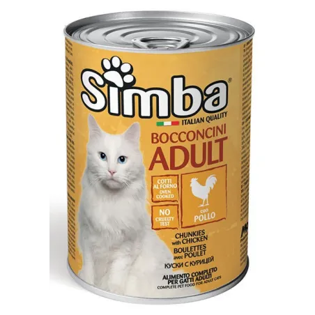 Simba konservuotas pašaras katėms su vištiena 415g | AKVANAMAI