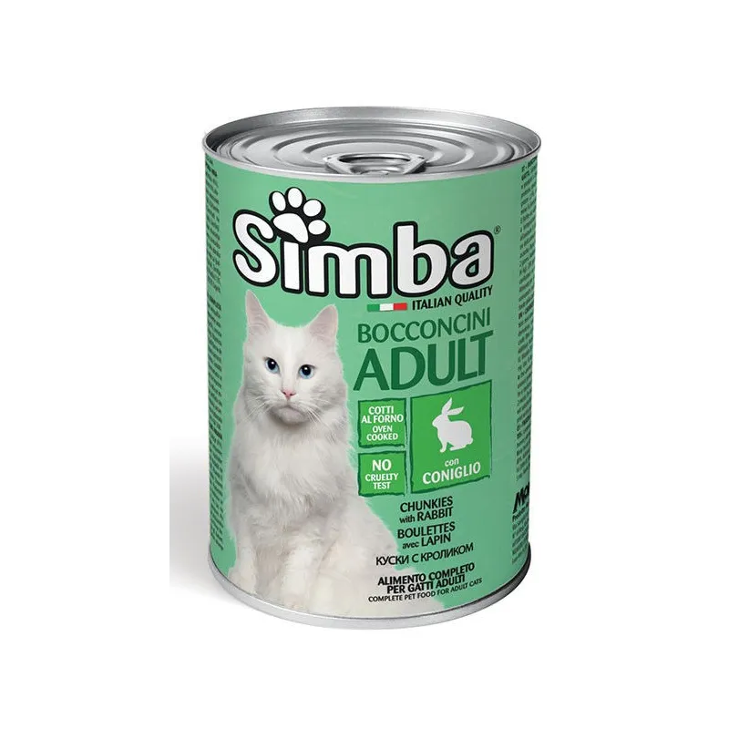 Simba konservuotas pašaras katėms su triušiena 415g | AKVANAMAI