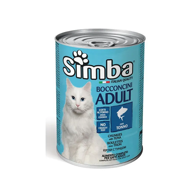 Simba konservuotas pašaras katėms su tunu 415g | AKVANAMAI