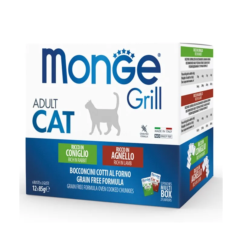 Monge Grill konservuotas pašaras sterilizuotoms | AKVANAMAI
