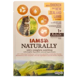 IAMS Naturally Adult konservuotas pašaras katėms su | AKVANAMAI