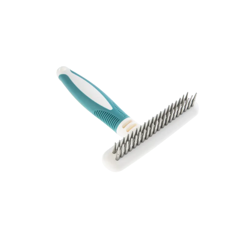 Gimdog Dematting Rake Double 11 × 16,5cm grėblys su | AKVANAMAI