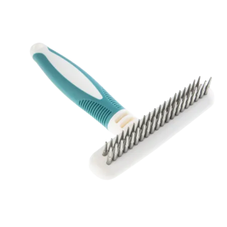 Gimdog Dematting Rake Double 11 × 16,5cm grėblys su | AKVANAMAI