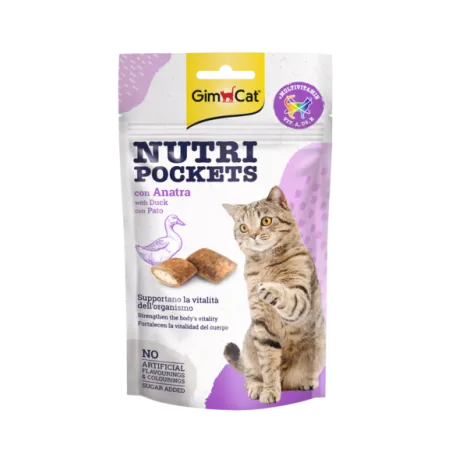 Gimcat Nutri Pockets su antiena 60 g | AKVANAMAI