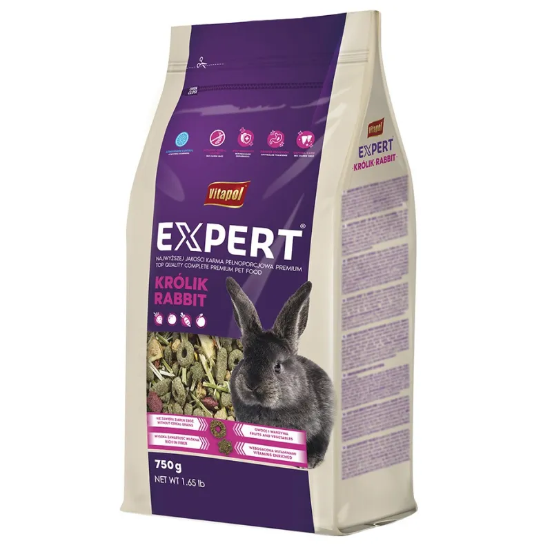 Vitapol EXPERT visavertis ėdalas triušiams 750g | AKVANAMAI