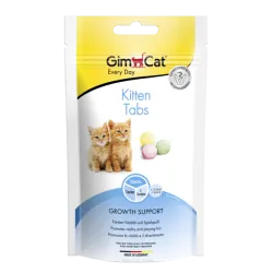 GIMCAT KITTEN TABS skanėstai jaunoms katėms 40g | AKVANAMAI