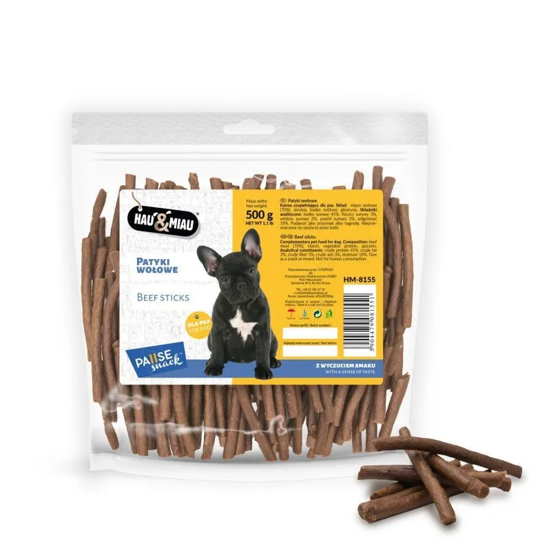 Hau&amp;Miau Jautienos lazdelės 500g | AKVANAMAI