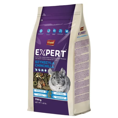 Vitapol EXPERT visavertis ėdalas šinšiloms 750g | AKVANAMAI