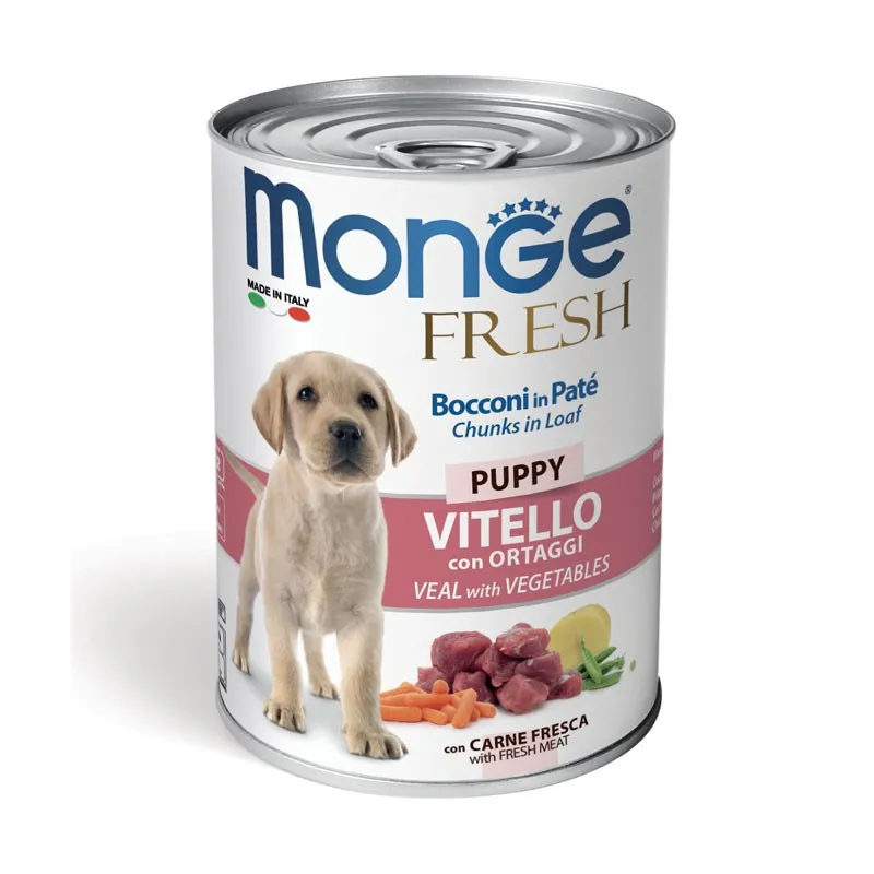 Monge Fresh Puppy konservuotas pašaras jauniems | AKVANAMAI