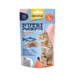 GIMCAT NUTRI POCKETS Fish with Salmon 60g | AKVANAMAI