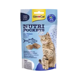 GIMCAT NUTRI POCKETS Fish with Tuna 60g | AKVANAMAI