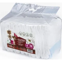 BARRY KING sauskelnės kalėms, M, 32 - 48 cm, 12vnt. | AKVANAMAI