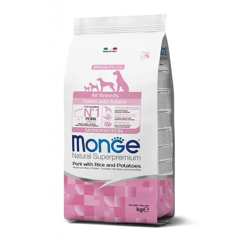 Monge spec. line monoprotein puppy sausas pašaras | AKVANAMAI