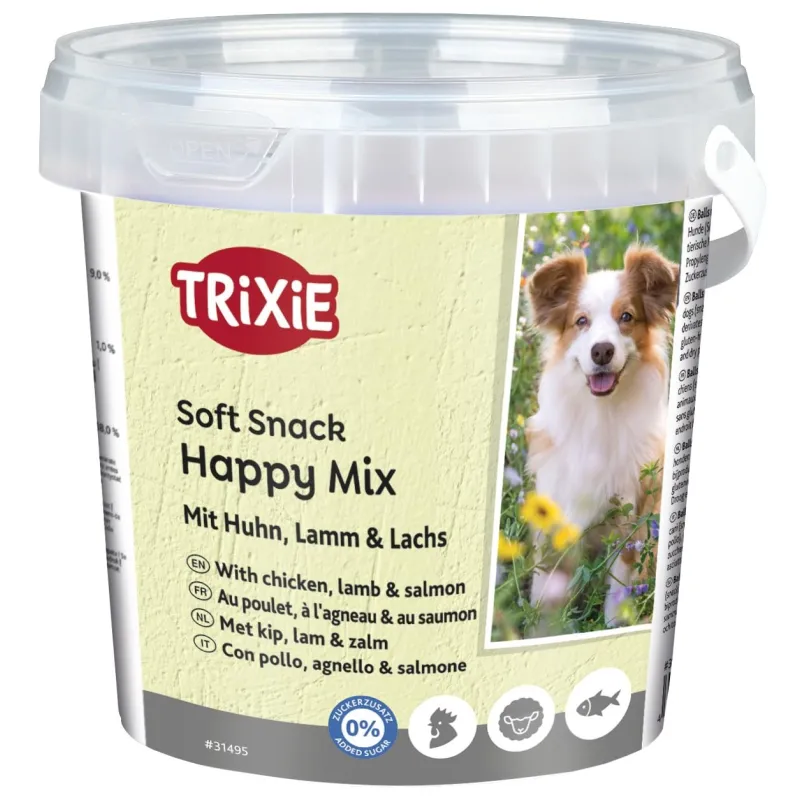 Trixie skanėstai šunims, minkštas užkandis Happy mix | AKVANAMAI