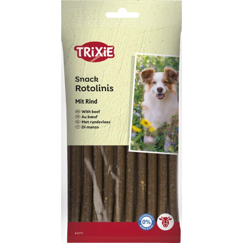 Trixie Soft Snack rotolinis, jautiena, 12 cm, 12 × | AKVANAMAI