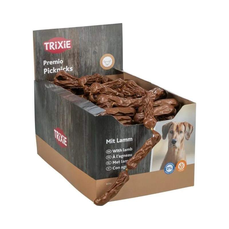 Trixie PREMIO Picknicks, ėrienos dešrelės, 8cm, 8g | AKVANAMAI