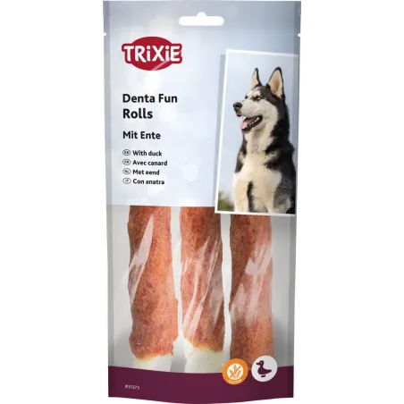 Trixie Denta Fun skanėstai šunims, kramtomi antienos | AKVANAMAI