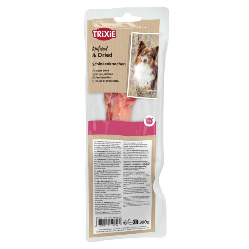 Trixie Skanėstas Natūralūs kumpio kaulai, 24cm, 390g | AKVANAMAI