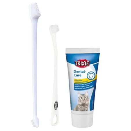 Trixie Rinkinys dantų higienai KATĖMS, 50 g | AKVANAMAI