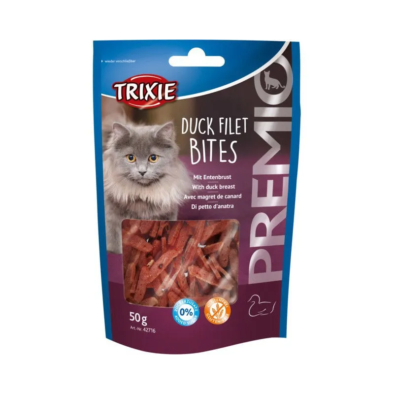 Trixie PREMIO Duck Filet Bites, skanėstas katėms | AKVANAMAI