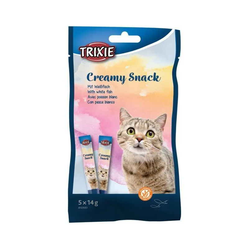 Trixie kreminis skanėstas katėms su tunu ir balta | AKVANAMAI