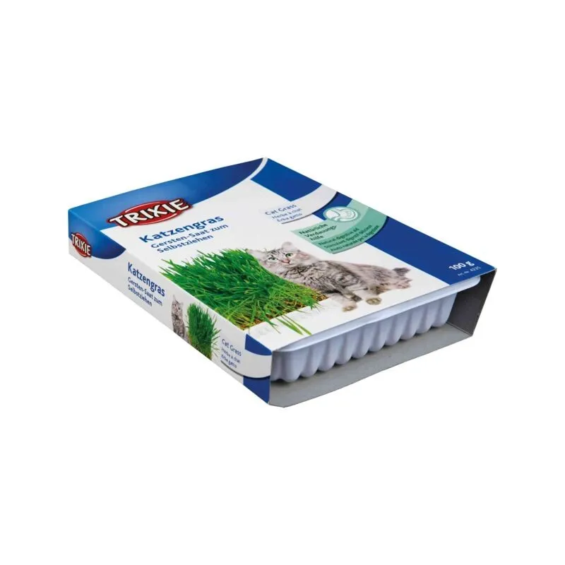 Trixie Žolė katėms, dubenėlyje apie 100 g (Miežiai) | AKVANAMAI