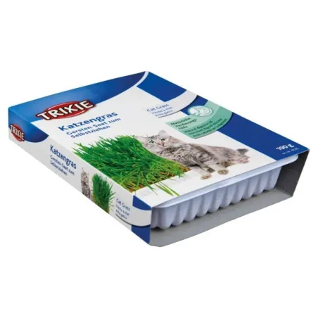 Trixie Žolė katėms, dubenėlyje apie 100 g (Miežiai) | AKVANAMAI