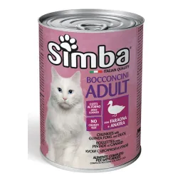 SIMBA - Wet CAT Chunkies with FOWL AND DUCK 415g | AKVANAMAI
