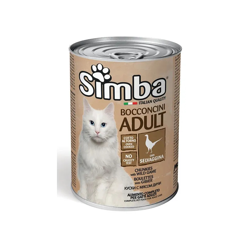 SIMBA - Wet CAT Chunkies with WILD GAMES 415g | AKVANAMAI