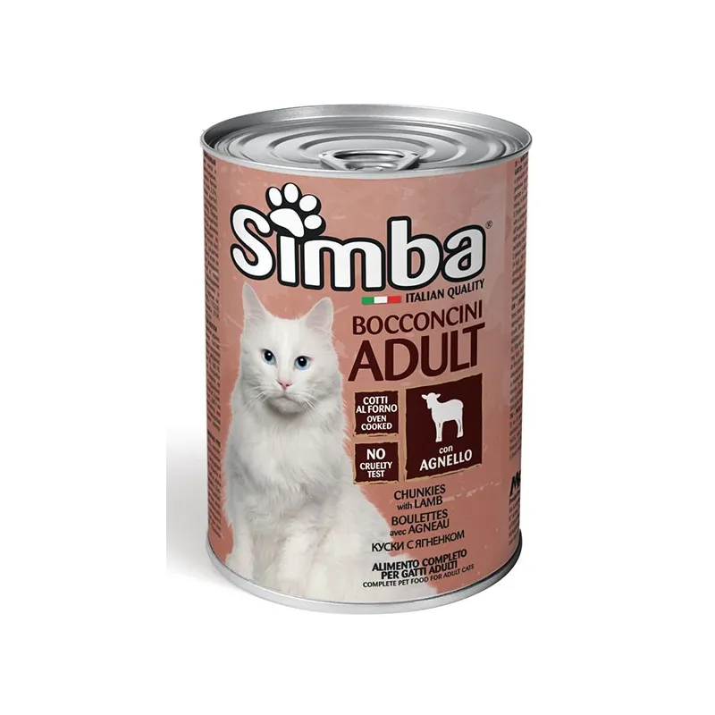 SIMBA - Wet CAT Chunkies with LAMB 415g | AKVANAMAI