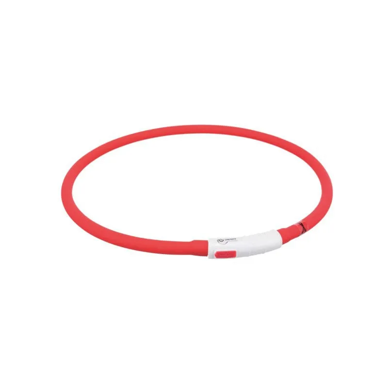 Trixie LED antkaklis USB, silikonas, XS-XL | AKVANAMAI