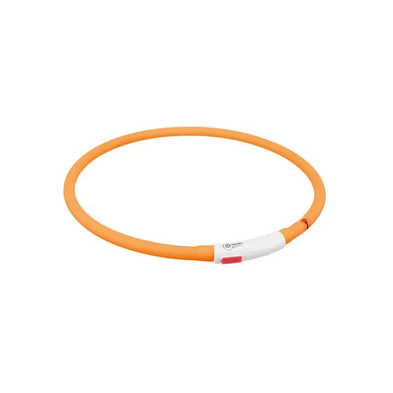 Trixie LED antkaklis USB, silikonas, XS-XL | AKVANAMAI