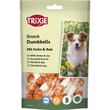 Trixie Denta Fun Chicken Chewing Hantelis, 100 g | AKVANAMAI