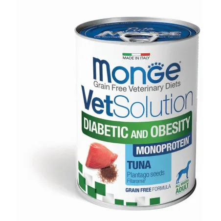 Monge VetSolution Dog Wet Diabetic/Obesity 400g | AKVANAMAI
