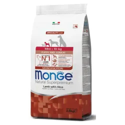 Monge mini puppy sausas pašaras (ėriena ir ryžiai) | AKVANAMAI