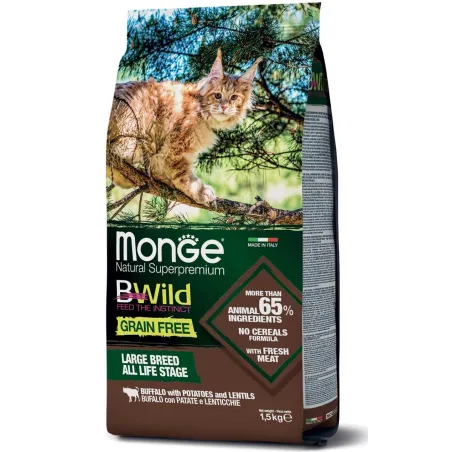 Monge GF Large Breeds sausas pašaras katėms su | AKVANAMAI