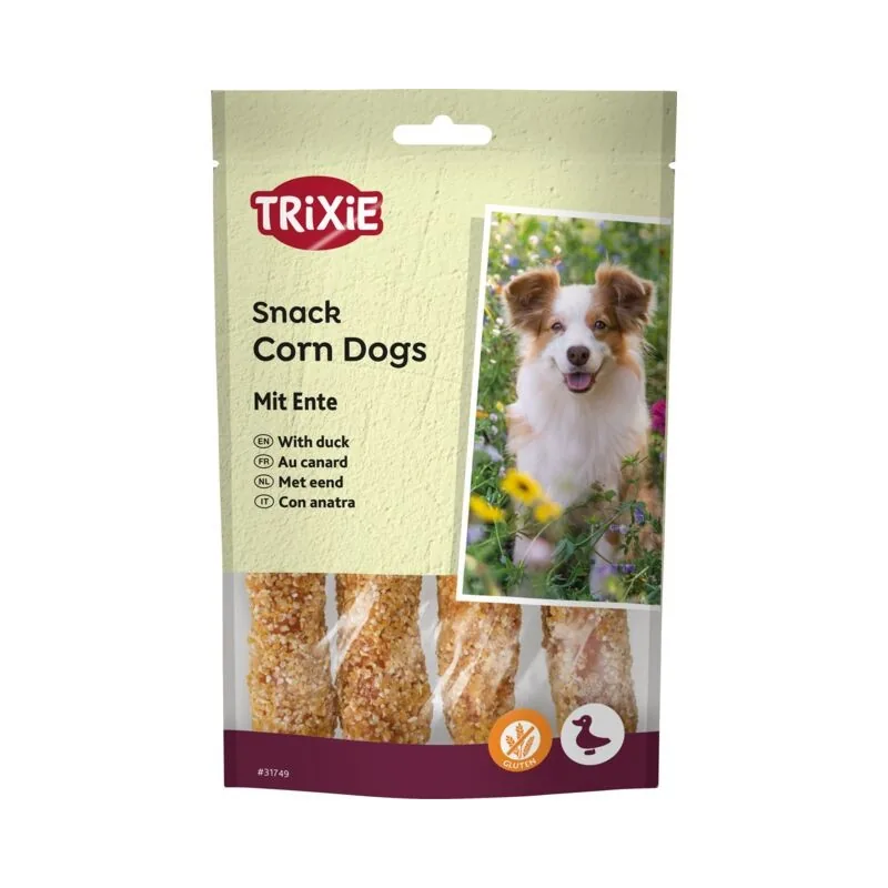 Trixie PREMIO skanėstai šunims Corn Dogs, antiena, 4 | AKVANAMAI