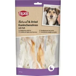 Trixie Triušių ausys su kailiu 500g | AKVANAMAI