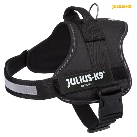 K9®Petnešos šuniui, M/0: 58–76 cm/40 mm, juodos | AKVANAMAI