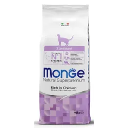 Monge Dry Cat Adult Sterilized 10kg | AKVANAMAI