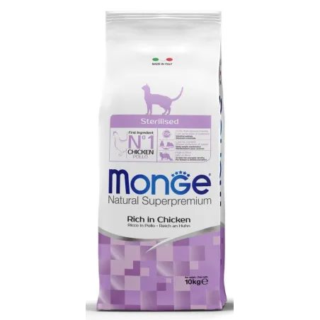 Monge Dry Cat Adult Sterilized 10kg | AKVANAMAI
