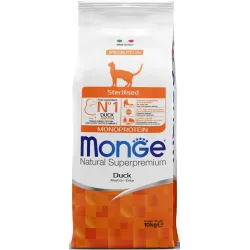 Monge Dry Cat Adult Monoprotein sterilizuotoms | AKVANAMAI
