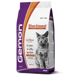 GEMON - Dry Cat Sterilized su kalakutiena 2kg | AKVANAMAI