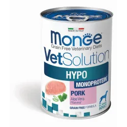 Monge VetSolution Dog Wet HYPO MONO Pork 400g | AKVANAMAI