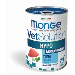 Monge VetSolution Dog Wet HYPO MONO Tuna 400g | AKVANAMAI